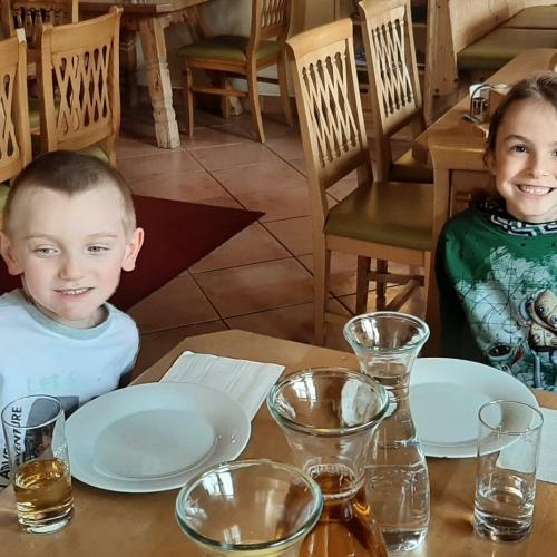 Pizzaessen im Sonnengartl 1a