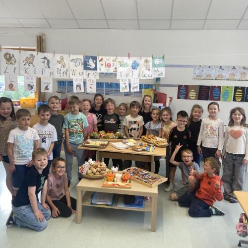 Jause 2025 in der 1a Klasse